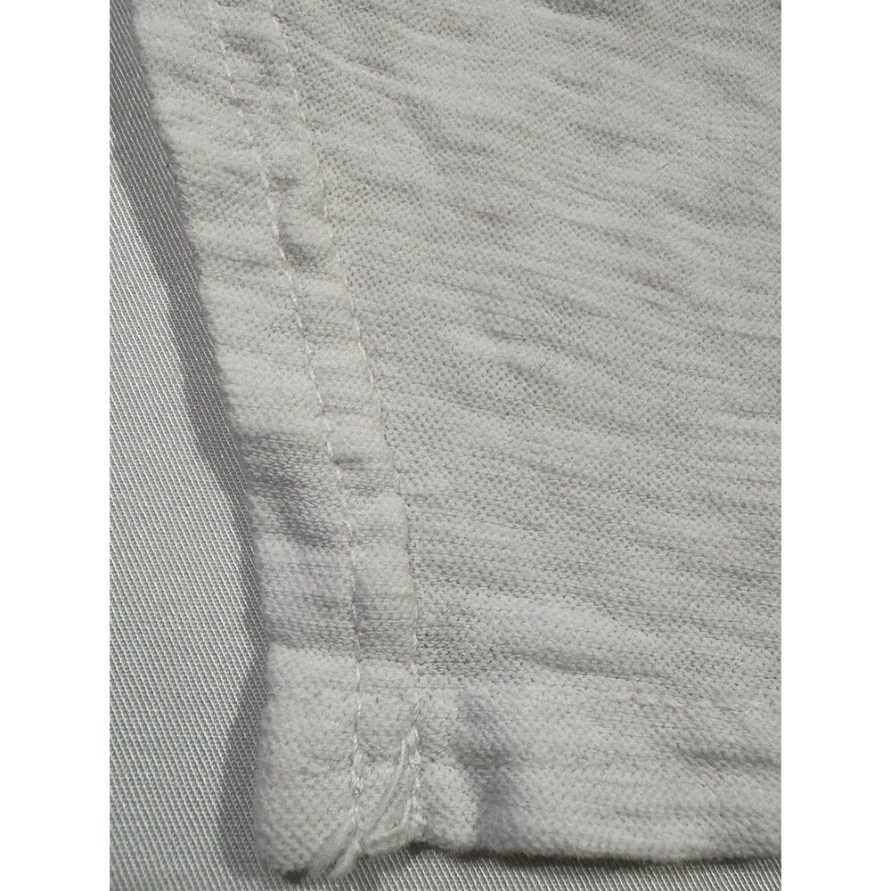 Vintage Y2K Cut Loose White Ivory Tunic Shirt S Flowy Boho Old Money Hippie 90s - Picture 6 of 10